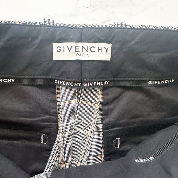 COPY - Givenchy Plaid Culotte Wide Leg Trousers Wool Blend Pants Women's EU Siz… - Picture 8 of 16
